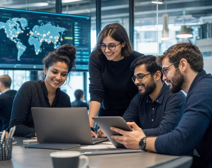 VerizoneGlobal product team collaborating